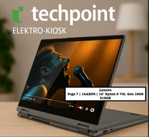 💻 Lenovo Yoga 7 | 14ARP8 | 14" Ryzen 5 7th. Gen 16GB 512GB Convertible Notebook - Afbeelding 1 van 24