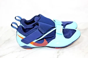 Nike SuperRep Zapatos de Ciclismo Azul Copa Naranja CW2191 484 - TALLA 9.5 PARA HOMBRES - Imagen 1 de 12