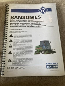 Ransomes Commander 3520 Sicherheits- und Bedienungsanleitung 24345G - Bild 1 von 10