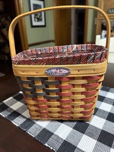 Longaberger 1998 25th Anniversary Basket Set American Flag SIGNED - Bild 1 von 8