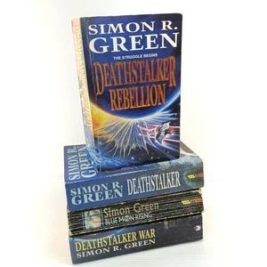 4x Simon R Green Deathstalker Rebellion War Science Fantasy Fiction Book Bundle - Picture 1 of 10