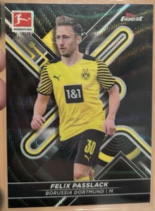 2021-22 Topps Finest Bundesliga - Felix Passlack #45 Black Wave Refractor /199 - Bild 1 von 2