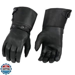 Guantes Guantelete Milwaukee Cuero SH264 Para Hombre Cuero Negro Forrados Térmicos (Bl - Imagen 1 de 5