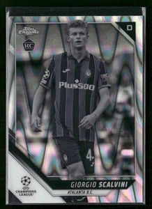 2021-22 Topps Chrome UEFA Giorgio Scalvini Black White Ray Wave Refractor RC - Bild 1 von 2