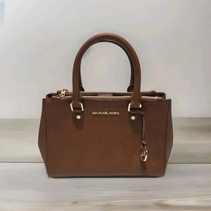 Michael Kors Handtasche schwarz Leder Medium Sutton.  - Bild 1 von 9