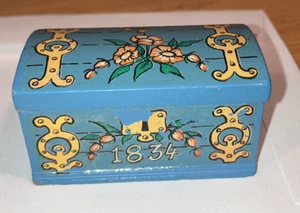 Baúl vintage LUNDBY casa de muñecas BLUELeksand - Imagen 1 de 9