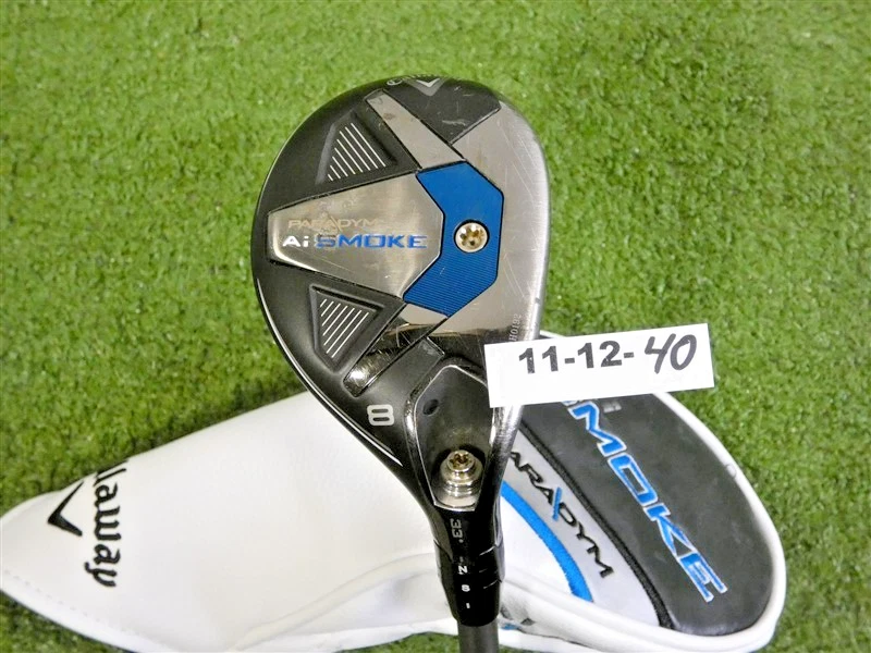 Callaway Paradym Ai Smoke HL 33* 8 Hybrid SteelFiber Reserve i80 Regular HC Mid - Image 1 of 4