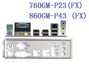 Backplate für MSI 860GM-P43(FX), 760GM-P23(FX), Motherboard IO Shield plate i/o - Bild 1 von 1