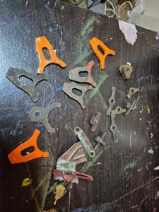 vintage misc. distributor and valve cover hold downs and bolts - Picture 1 of 8