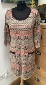 EXQUISITE MONSOON SIZE M SOFTEST WOOL BLEND KNITTED DRESS BNWT - Picture 1 of 9