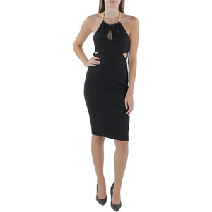 Bebe Womens Black Cut-Out Open Back Cocktail And Party Dress Juniors S BHFO 9780 - Picture 1 of 2