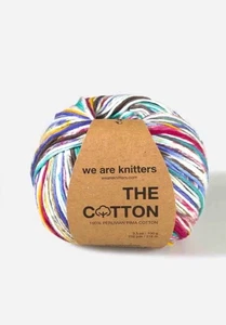 Pima Cotton We Are Knitters in Sprinkle handgefärbtes Naturgarn mit Haken - Bild 1 von 4