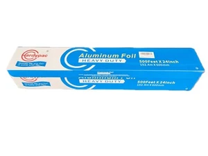24 Inch Extra Wide Aluminum Foil Roll, 1000SQFT, 24 Inch Width x 500 Feet Len... - Picture 1 of 9