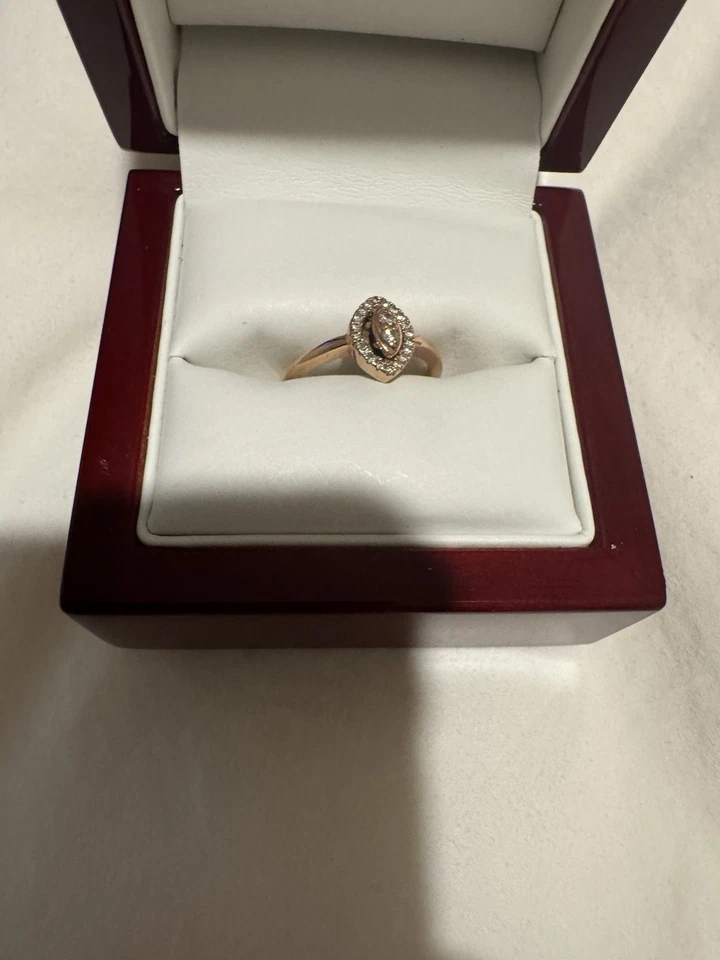 Diamond Ring Rose Gold Band - Image 1 of 1