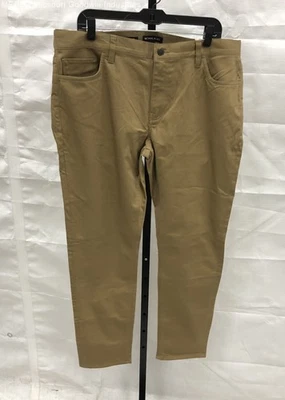 Michael Kors Men's Beige Parker Straight Slim Fit Casual Pants - Size 38/32 - Image 1 of 4