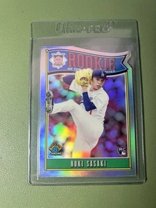 2025 Bowman - Rookie of the Year Favorites Roki Sasaki #ROY-10 (RC) - Picture 1 of 2