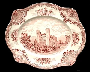 Johnson Brothers Old Britain Castle Rosa Oval Servierplatte 15 1/8" - Bild 1 von 4