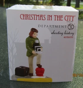 2013 Department 56 Christmas In The City #4036091 SHOOTING HISTORY UNUSED rare - Picture 1 of 1