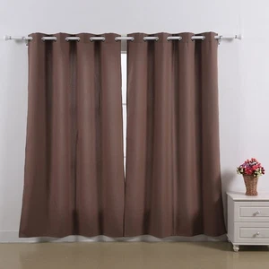 Deconovo Solide Thermo Isolierte Super Dick Gefütterte Oxford Vorhang, 1 Paar, Li... - Bild 1 von 8