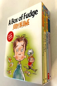 BOX OF FUDGE by Judy Blume Set of 4 Paperback Books Box Set - Picture 1 of 3