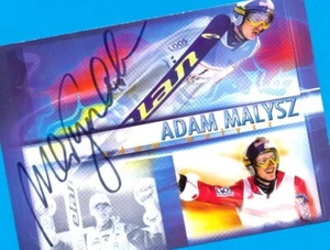Adam MALYSZ (1) AK Bild - Print Copy - Groß Format 18 x 13 + SKI WM AK SIGNIERT - Bild 1 von 1