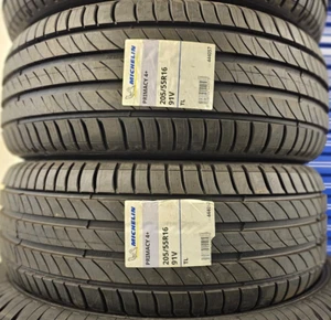 2X NUEVOS NEUMÁTICOS DE COCHE MICHELIN PRIMACY 4+ 205/55 R16 91V A1 205 55 16 C+A 2055516 - Imagen 1 de 4