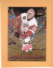 MIKE VERNON 1997-98 PACIFIC INVINCIBLE FEATURE PERFORMERS #15 RED WINGS  A1