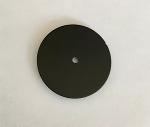 Quadrante Orologio Sterile 26mm Tutto Nero Opaco Semplice per Movimento ETA 2824 2836 - Foto 1 di 1