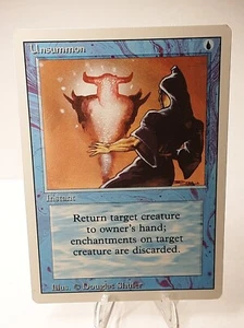 MTG - 3rd Edition - Revised - Unsummon - Common - LP+ NM - Picture 1 of 3