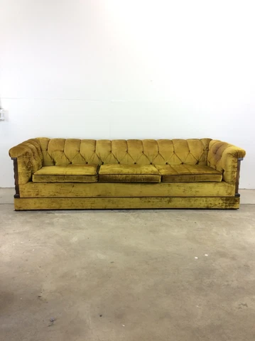 Mid Century Spanish Revival Three Seater Sofa Cover