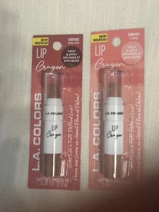 L.A.Colors Lip Crayon (lot of 2) Asst. Colors - Picture 1 of 1