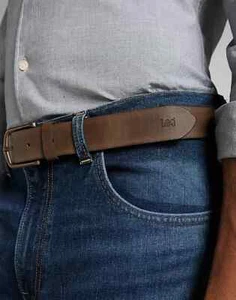 LEE JEANS Core Belt Dark Brown LG015324 HERREN GÜRTEL LEDER - Bild 1 von 3