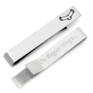 Eagle Hidden Message Men's Tie Bar - Picture 1 of 5