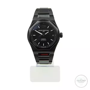 Girard Perregaux Laureato Schwarz Keramik Uhr 42mm Ref. 81010-32-631-32A mit B&P - Bild 1 von 11