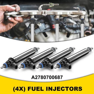 4x Fuel Injector For Mercedes-Benz GL450 GL550 GL63 AMG GLA45 AMG GL450 S63 AMG - Image 1 of 4