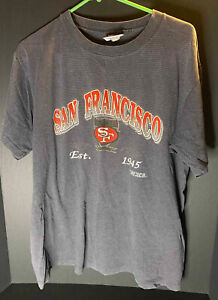 Vintage Trench Ultra San Francisco SF 49ers Made in USA Mens Gray L T-Shirt Tee