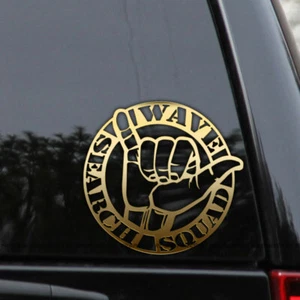 Perfect Wave Search Squad Surfer Surfing Vinyl Decal Sticker - Picture 1 of 2