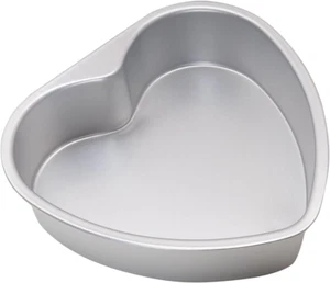 Heart Shaped Cake Pan 10 Inch Aluminum Cake Pans Heart Cake Tin Baking Cake Mold - Picture 1 of 12
