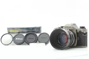 【Top MINT + HS-9 Hood】 Nikon New FM2/T Titan SLR Camera Ais 50mm F1.4 From Japan - Picture 1 of 15