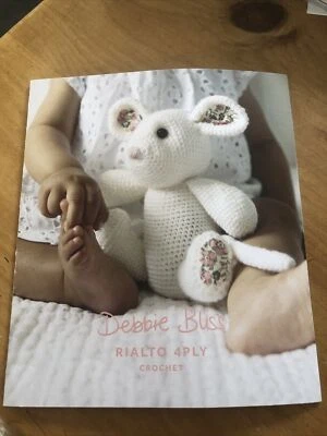 Crochet Pattern Toy Mouse Or Rabbit 4ply 15cm, Debbie Bliss - Image 1 of 4