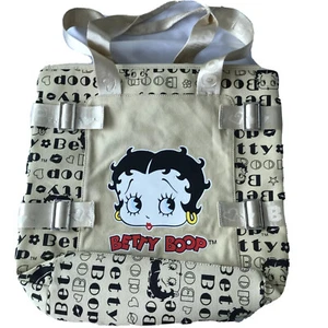 Betty Boop Bag Tote Rare 00s Merchandise Womens Bag Accessory Multiple Pockets - Picture 1 of 13