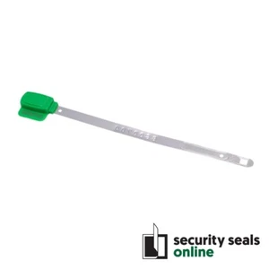 100PK Green Encapsulated Metal Strip Security Seals - Picture 1 of 4