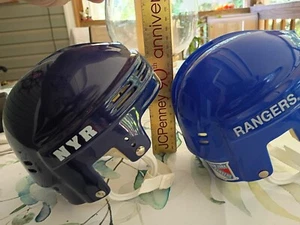 2 New York Rangers NHL Mini Helme Konvolut - Bild 1 von 3