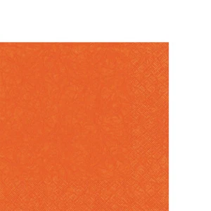 20 kleine Cocktailservietten Modern Colours orange Einfarbig uni Deko 25x25cm - Bild 1 von 1