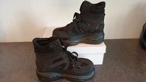 PLATEAUSCHUHE schwarz Gr. 41 Damen ZUM SCHNÜREN Wolkensohle PLATEAU BOOTS - Bild 1 von 8