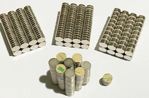 NEODYMIUM DISC MAGNETS 20mm Diameter x 1mm 2mm 4mm 5mm & 10mm Thicknesses UK - Picture 1 of 13