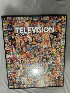 Classic 2005 Television History Puzzle Framed Artwork - Picture 1 of 6