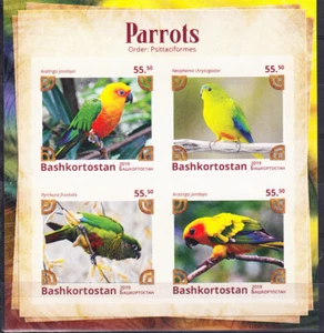 W BASHKORTOSTAN Y2019 (5) PARROTS - Picture 1 of 1