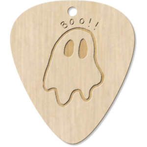 7 x 'Scary Ghost' Guitar Picks / Pendants (GP00001832)