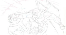Justice League Unlimited- Original Production Drawing- Warhawk/Parasite